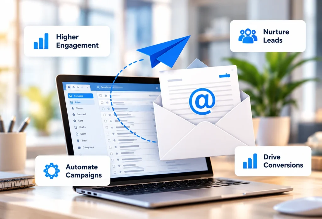 email marketing automation workspace