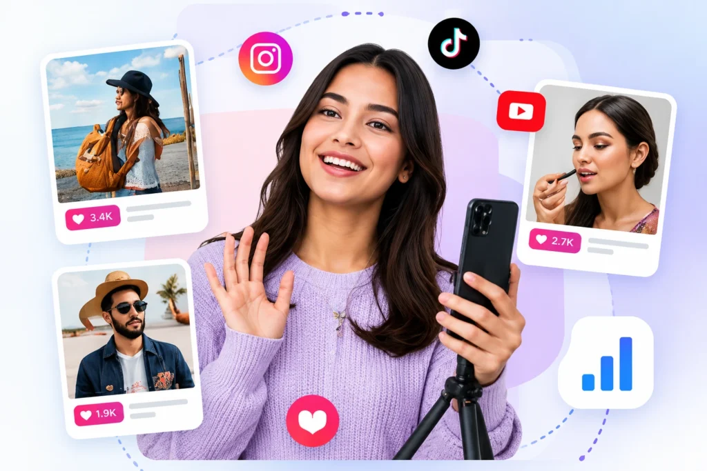 social media creator spotlight
